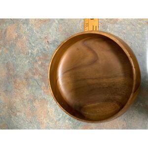 Vintage Wooden Salad Bowl